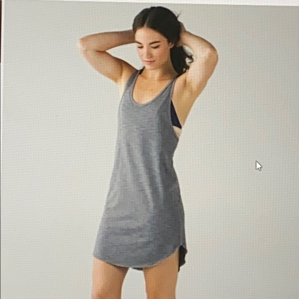 Lululemon Tank Dress 'Salty Water' Heathered Gray